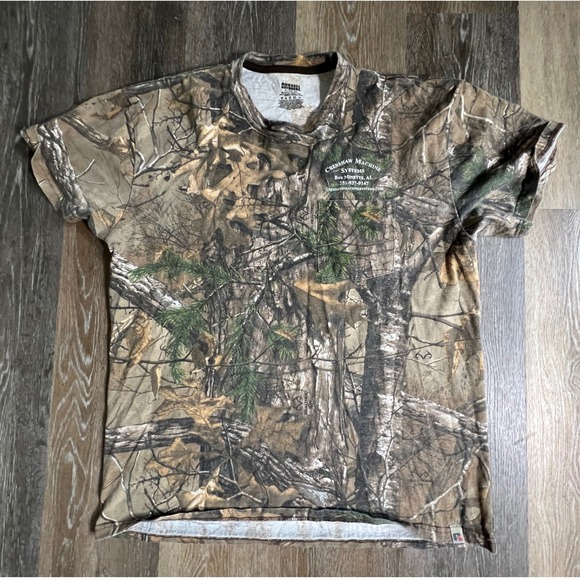 Russell Outdoors Other - Russell Outdoors Pocket T-Shirt Mens XL Camo Realtree Xtra Short Sleeve Tee